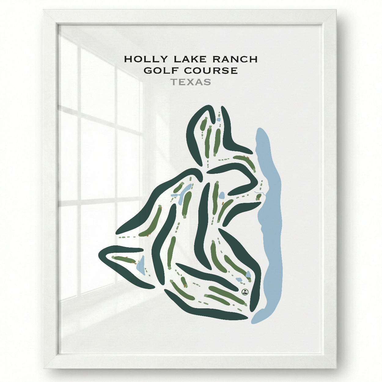 Holly Lake Ranch Golf Course, Texas - Printed Golf Courses