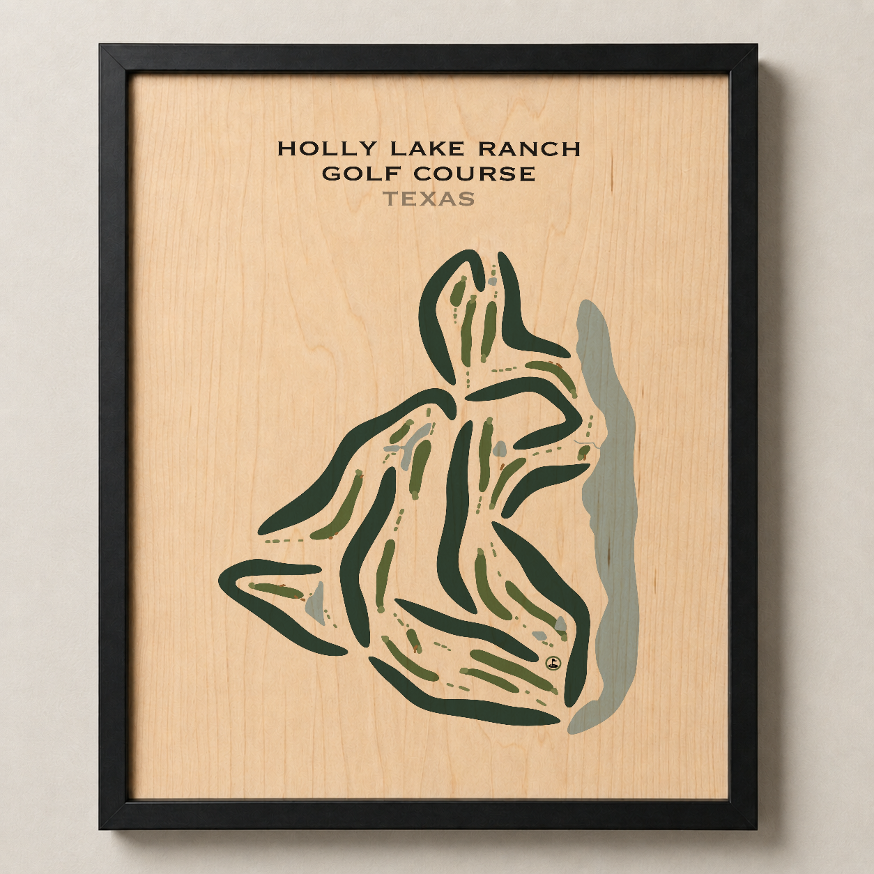 Holly Lake Ranch Golf Course, Texas - Printed Golf Courses