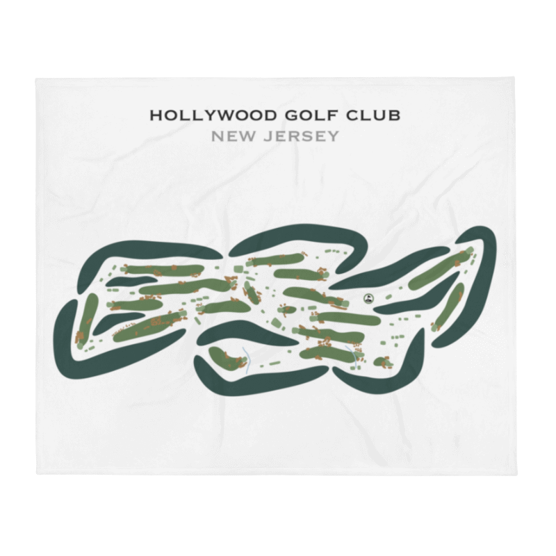 Hollywood Golf Club, New Jersey - Printed Golf Courses