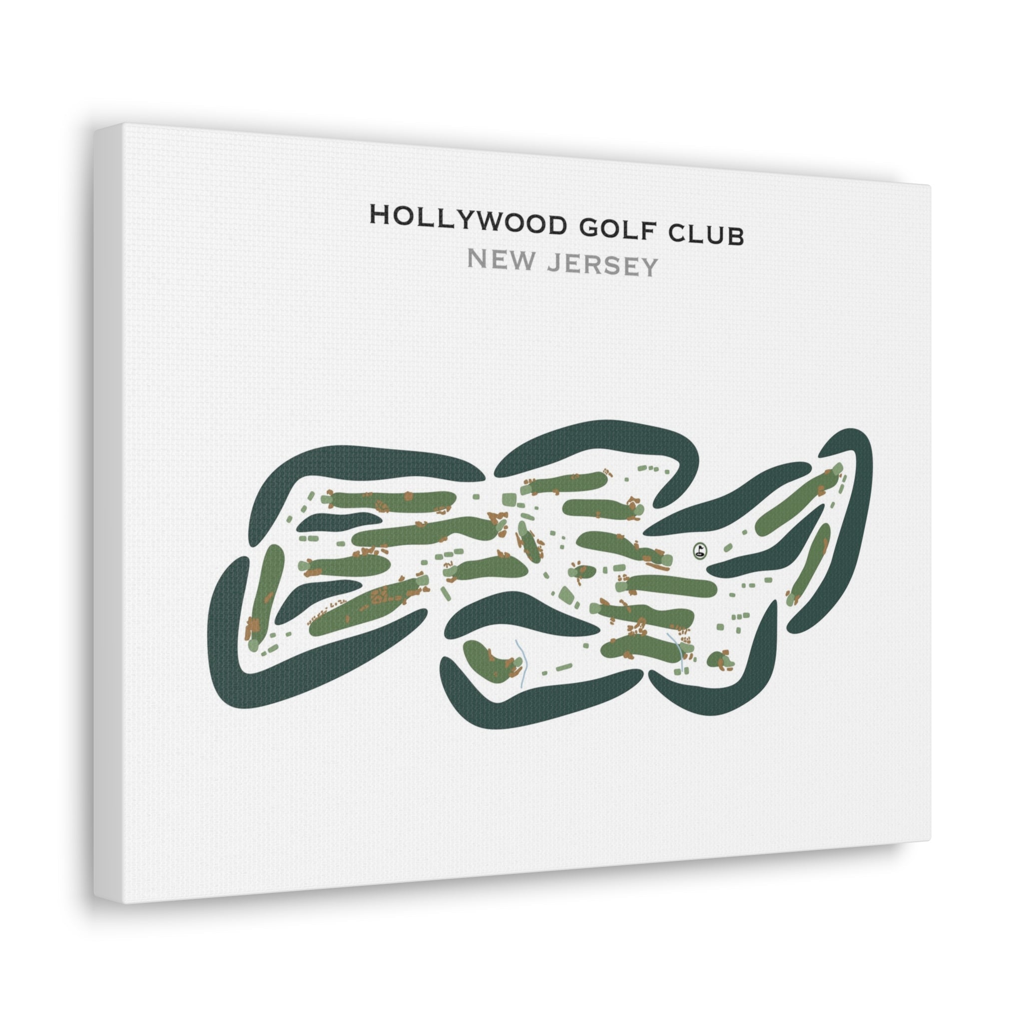 Hollywood Golf Club, New Jersey - Printed Golf Courses
