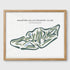 Holston Hills Country Club, Tennessee - Printed Golf Courses