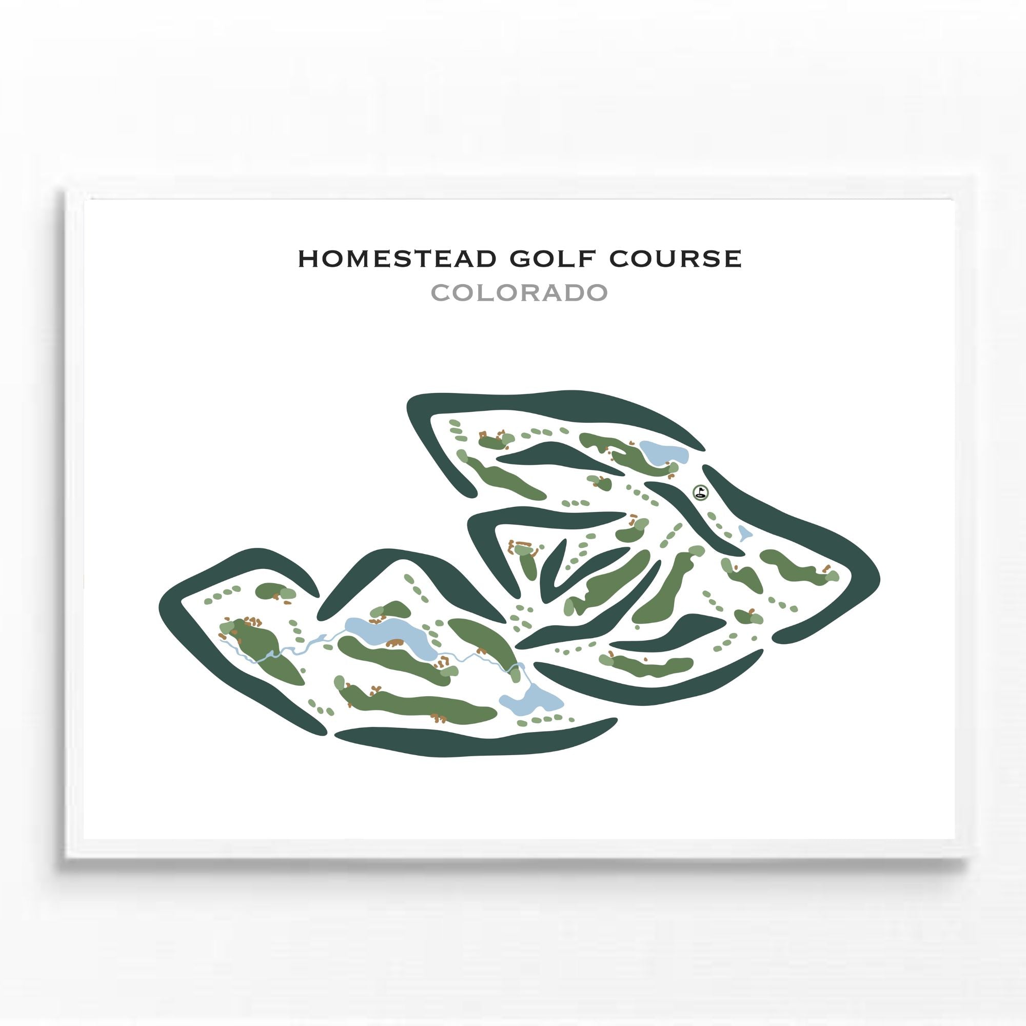 Homestead Golf Course, Colorado - Printed Golf Courses