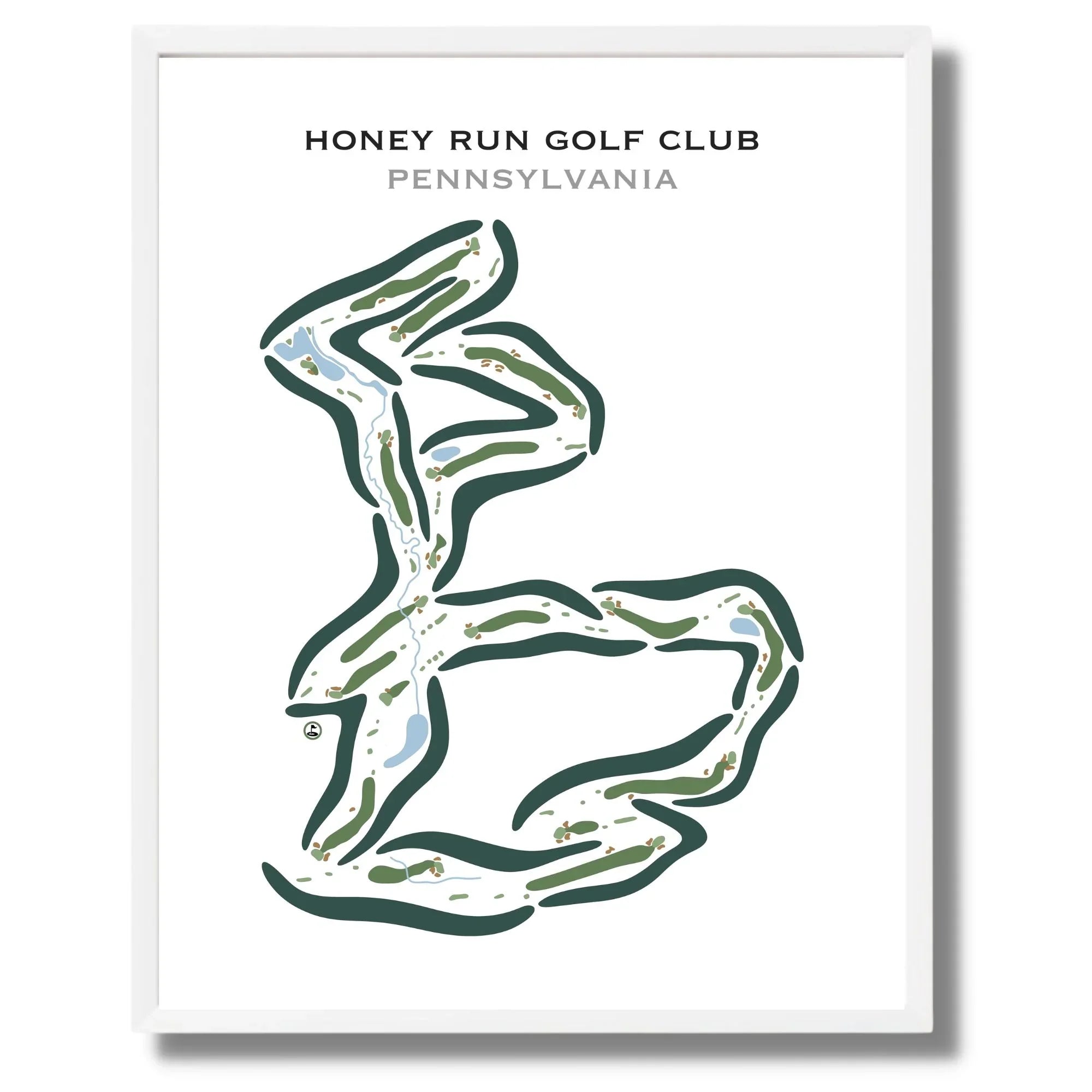 Honey Run Golf Club, Pennsylvania - Printed Golf Courses