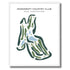 Hoodkroft Country Club, New Hampshire - Printed Golf Course