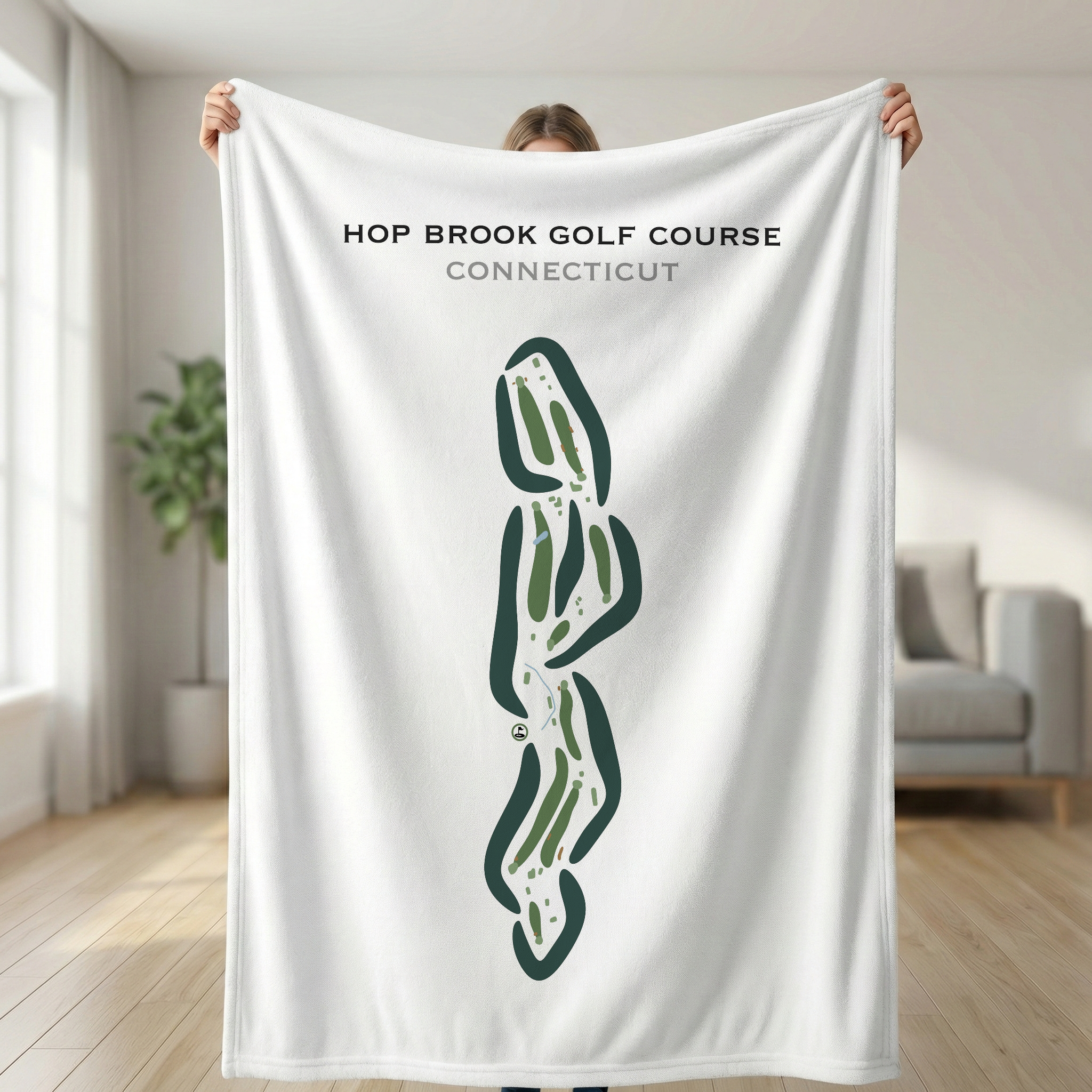 Hop Brook Golf Course, Connecticut - Printed Golf Courses