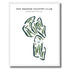 Hop Meadow Country Club, Connecticut - Printed Golf Courses