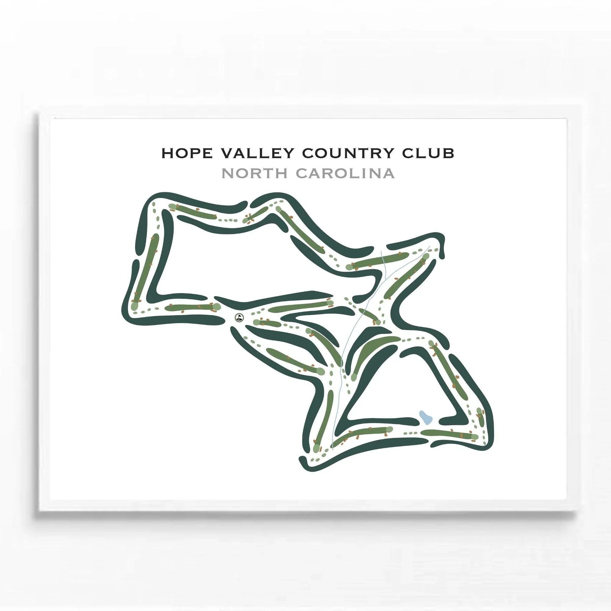 Hope Valley Country Club, North Carolina - Printed Golf Courses