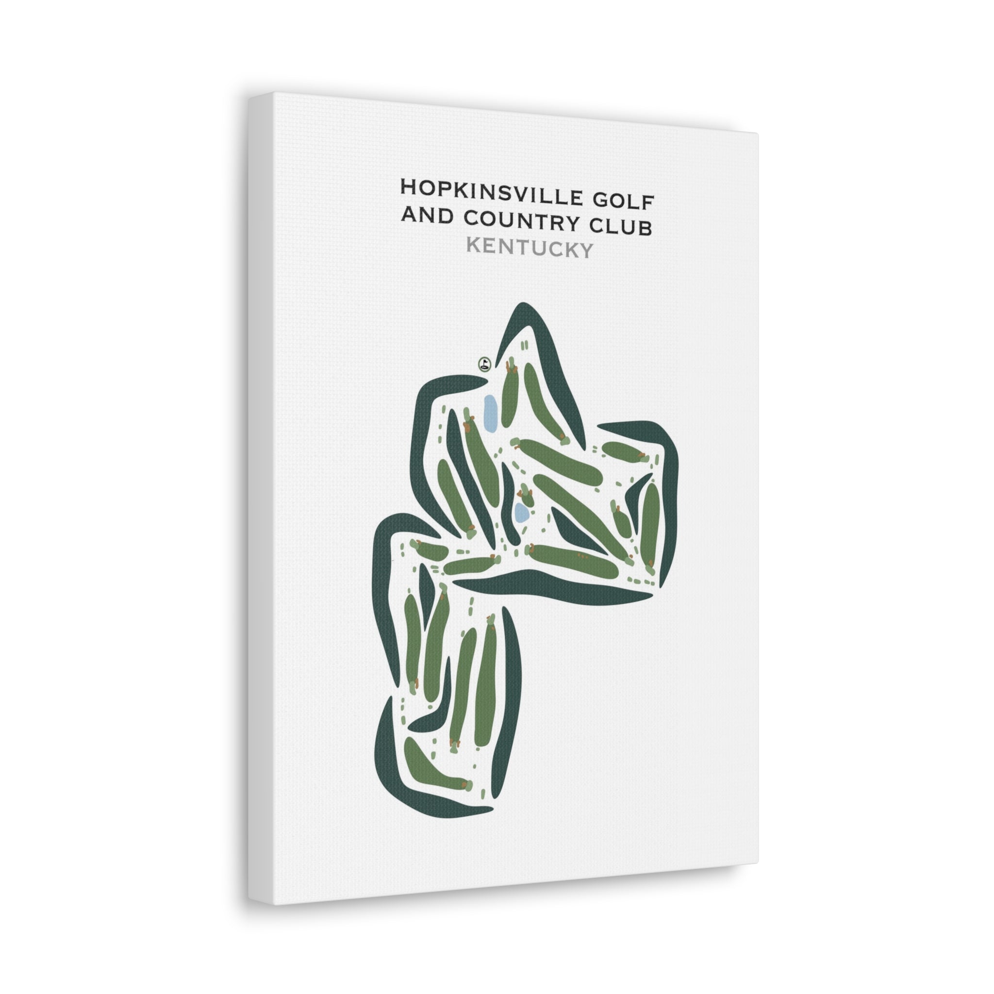 Hopkinsville Golf & Country Club, Kentucky - Printed Golf Courses