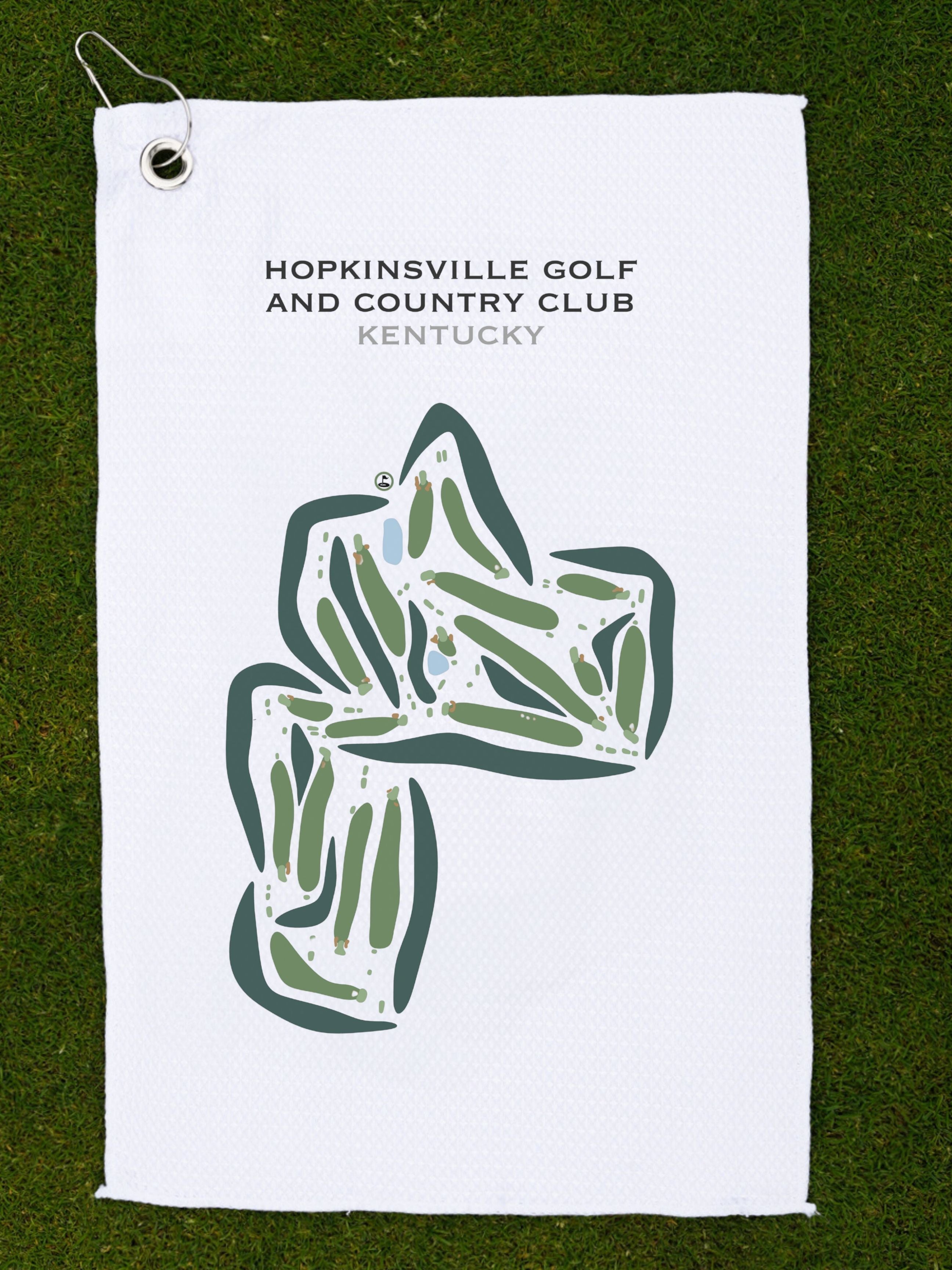 Hopkinsville Golf & Country Club, Kentucky - Printed Golf Courses