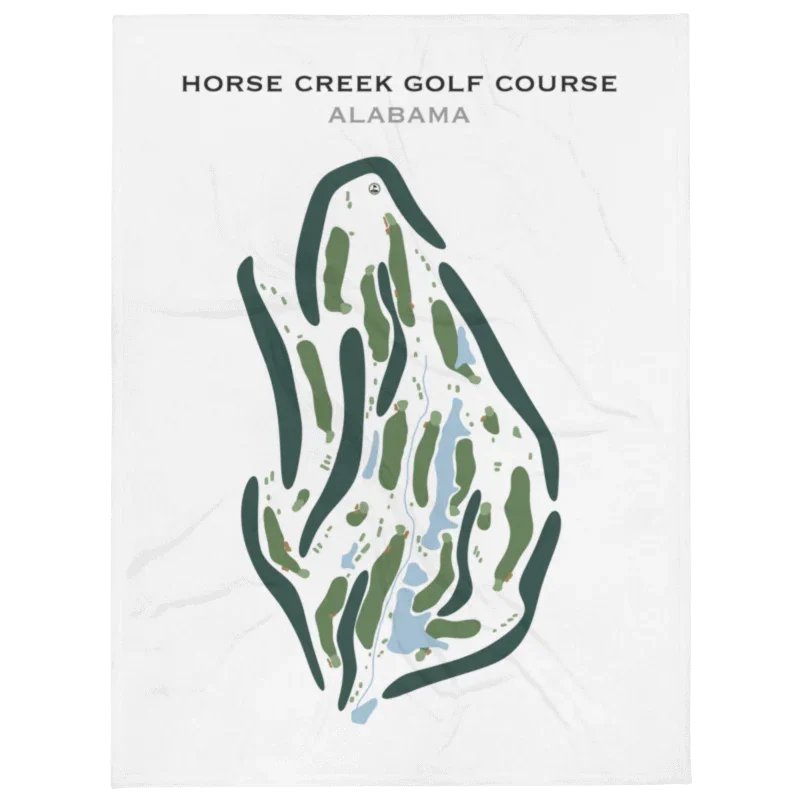 Horse Creek Golf Course, Alabama - Printed Golf Courses