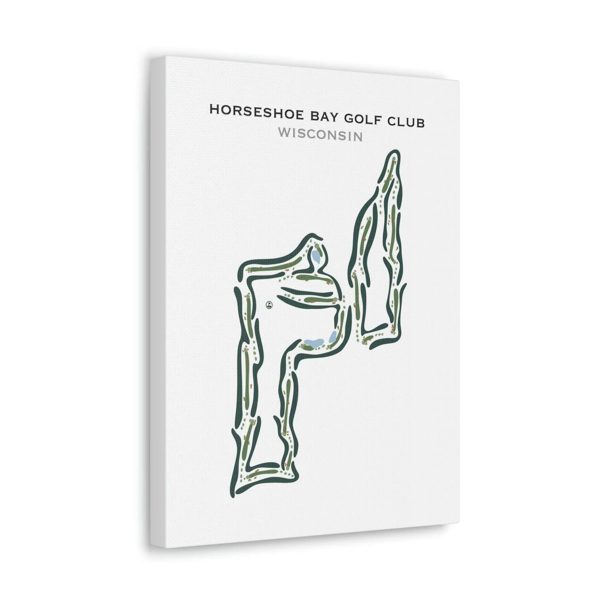 Horseshoe Bay Golf Club, Wisconsin - Printed Golf Courses