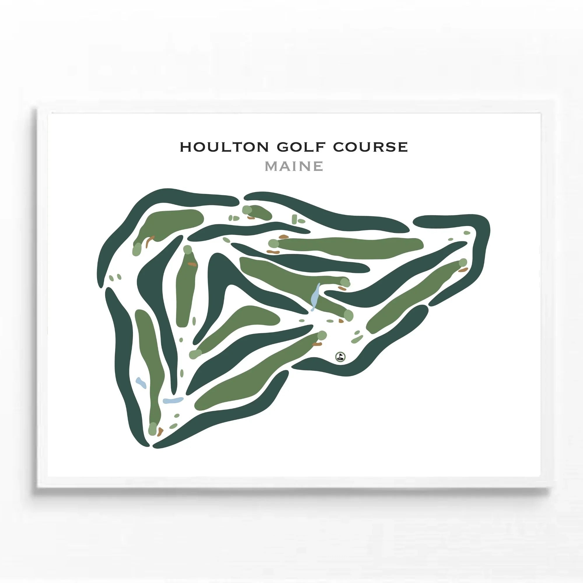 Houlton Country Club, Maine - Printed Golf Courses