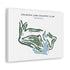 Houston Lake Country Club, Georgia - Printed Golf Courses