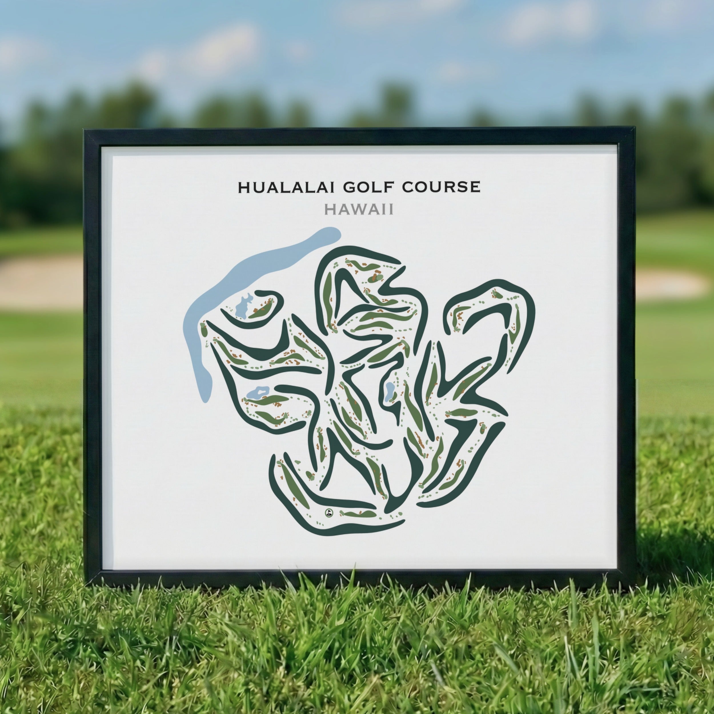 Hualalai Golf Course, Hawaii - Printed Golf Courses