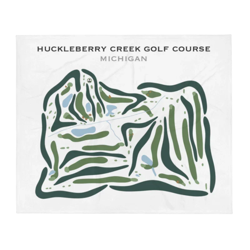 Huckleberry Creek Golf Course, Michigan - Printed Golf Courses