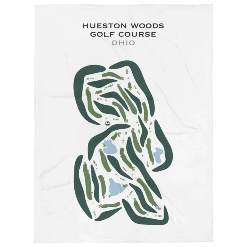 Hueston Woods Golf Course, Ohio - Printed Golf Courses