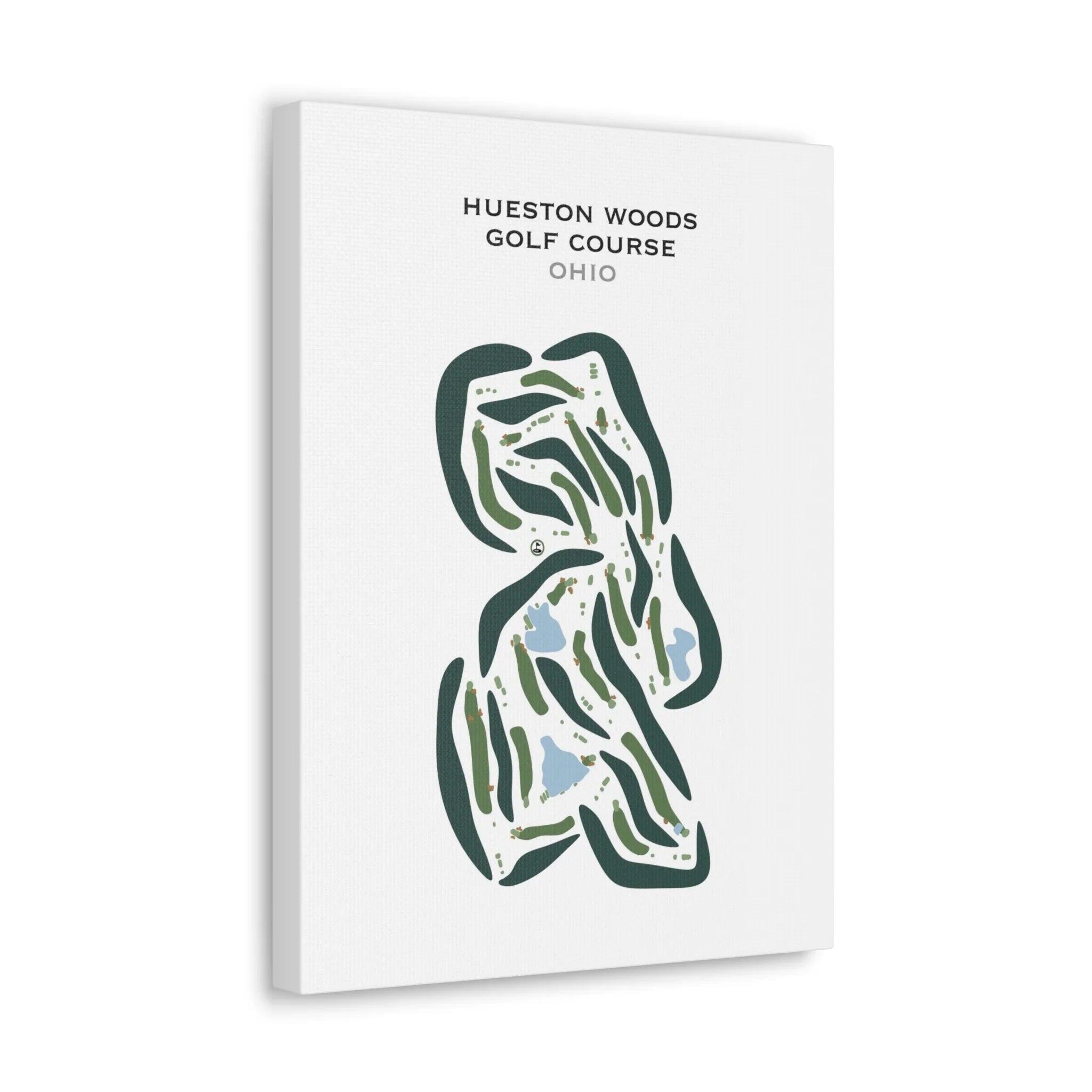 Hueston Woods Golf Course, Ohio - Printed Golf Courses
