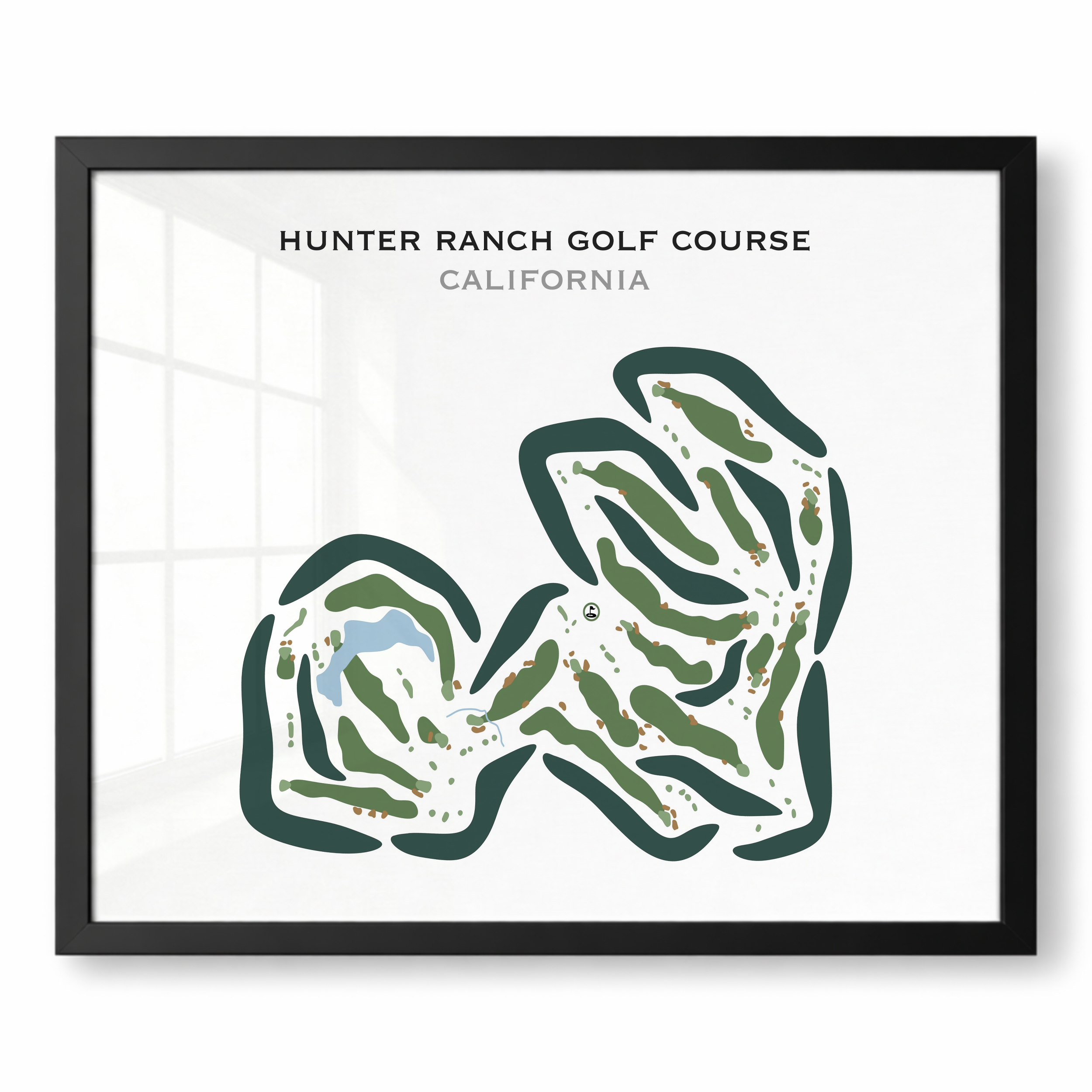 Hunter Ranch Golf Course, California - Printed Golf Courses