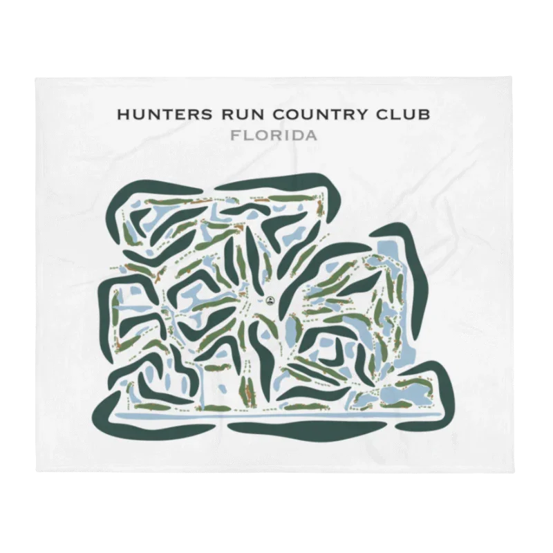 Hunters Run Country Club, Florida - Printed Golf Courses