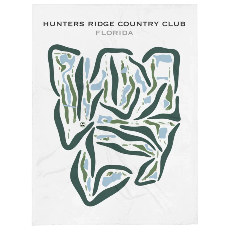 Hunters Ridge Country Club, Florida - Printed Golf Courses