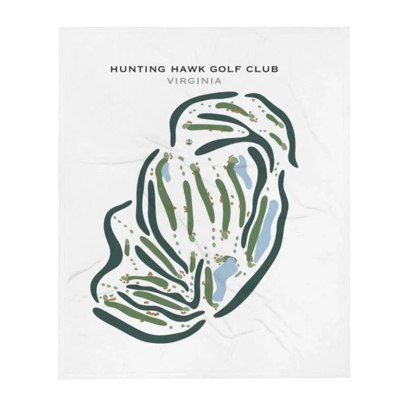 Hunting Hawk Golf Club, Virginia - Printed Golf Course