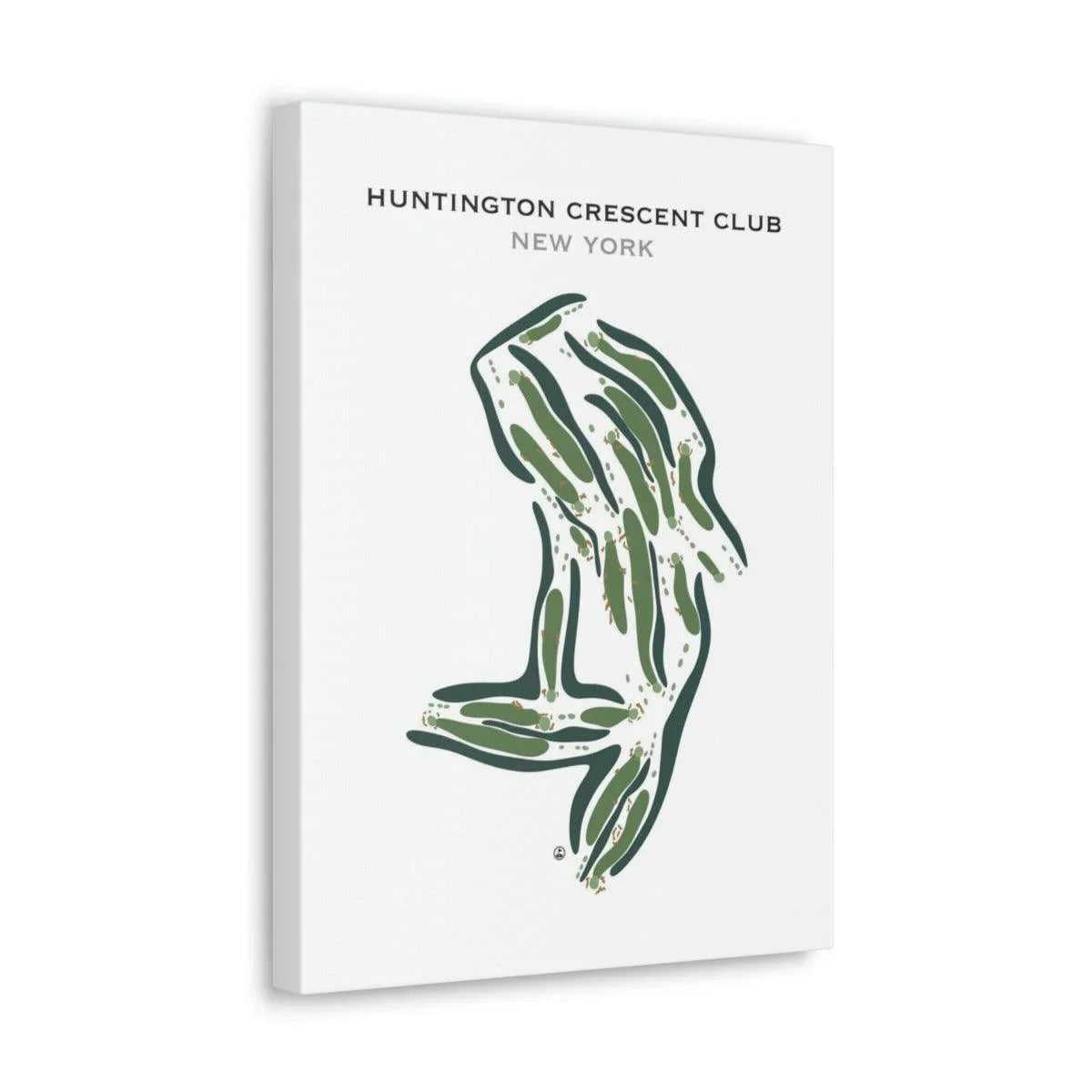 Huntington Crescent Club, New York - Printed Golf Courses