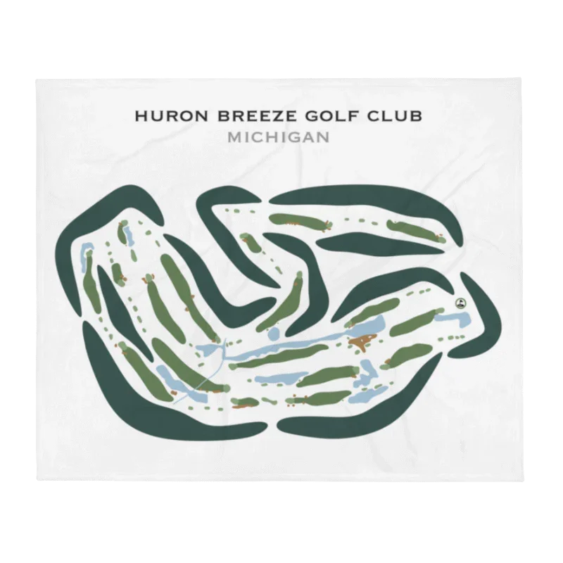 Huron Breeze Golf Club, Michigan - Printed Golf Courses