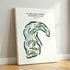 Hurricane Creek Country Club, Texas - Printed Golf Courses