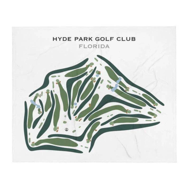 Hyde Park Golf Club, Florida - Printed Golf Courses