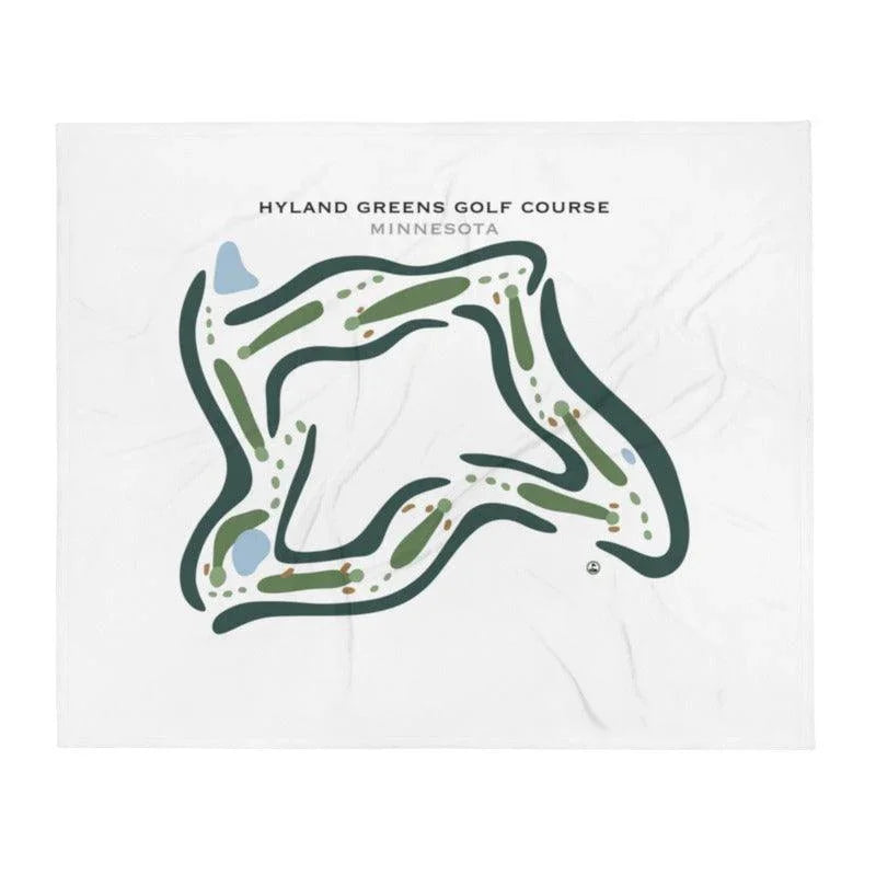 Hyland Greens Golf Course, Minnesota - Printed Golf Courses