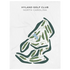 Hyland Golf Club, North Carolina - Printed Golf Courses