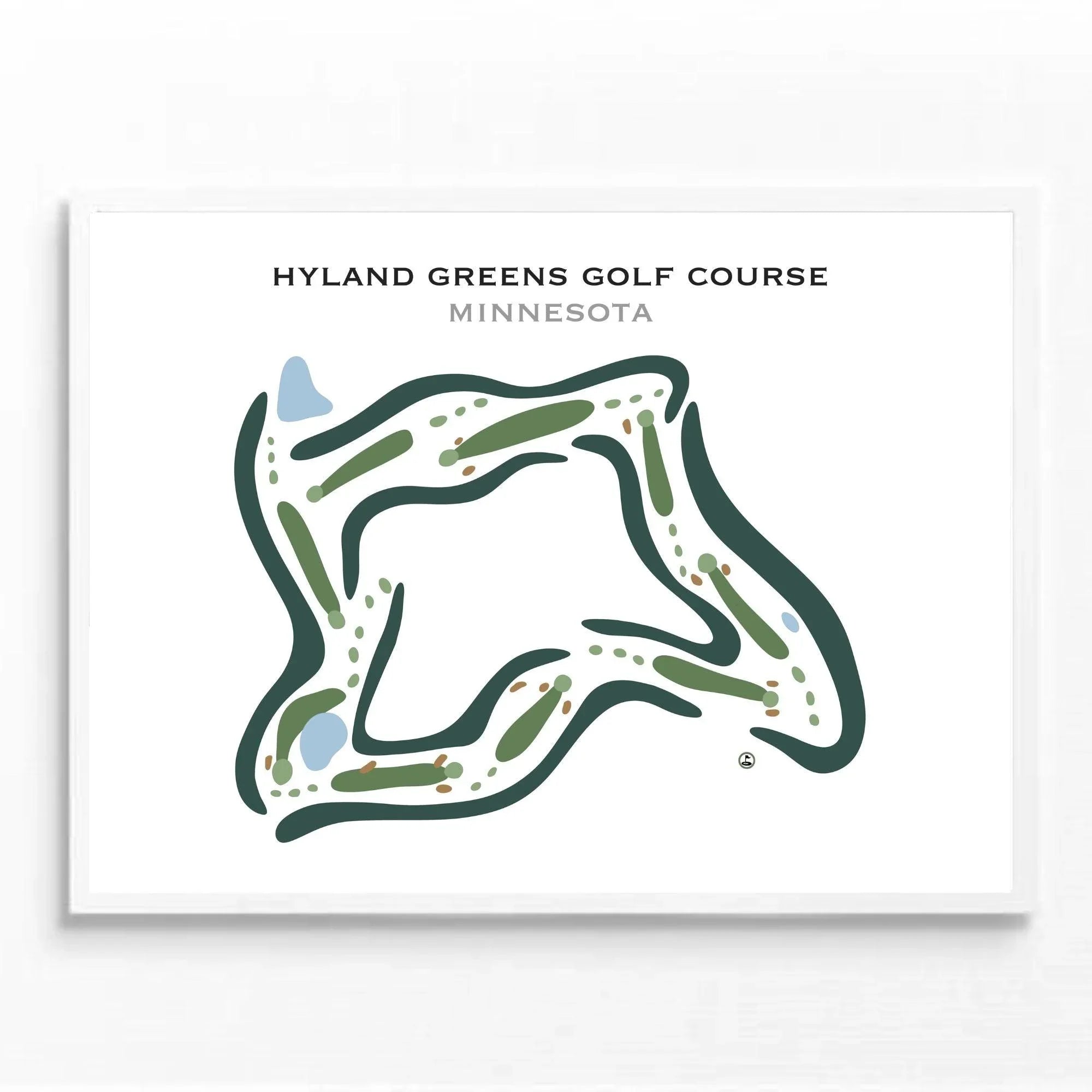 Hyland Greens Golf Course, Minnesota - Printed Golf Courses