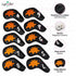 Dino Nugget Stegosaurus Golf Iron Cover Set | Premium PU Leather | Magnetic Closure Iron Covers | 4–9, PW, GW, SW, LW