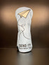 Blue Paper Airplane SEND IT! Headcover
