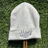 Cuffed Beanie “Portland” Logo (White Heather)