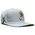 Alien Caddy Golf Hat | Snapback Cap | Built-in Magnetic Ball Marker Holder + Marker Included | Adjustable Gray Alien