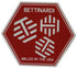 Bettinardi - Hive Logo Hexagon Sticker Red/White 5.0" Diameter