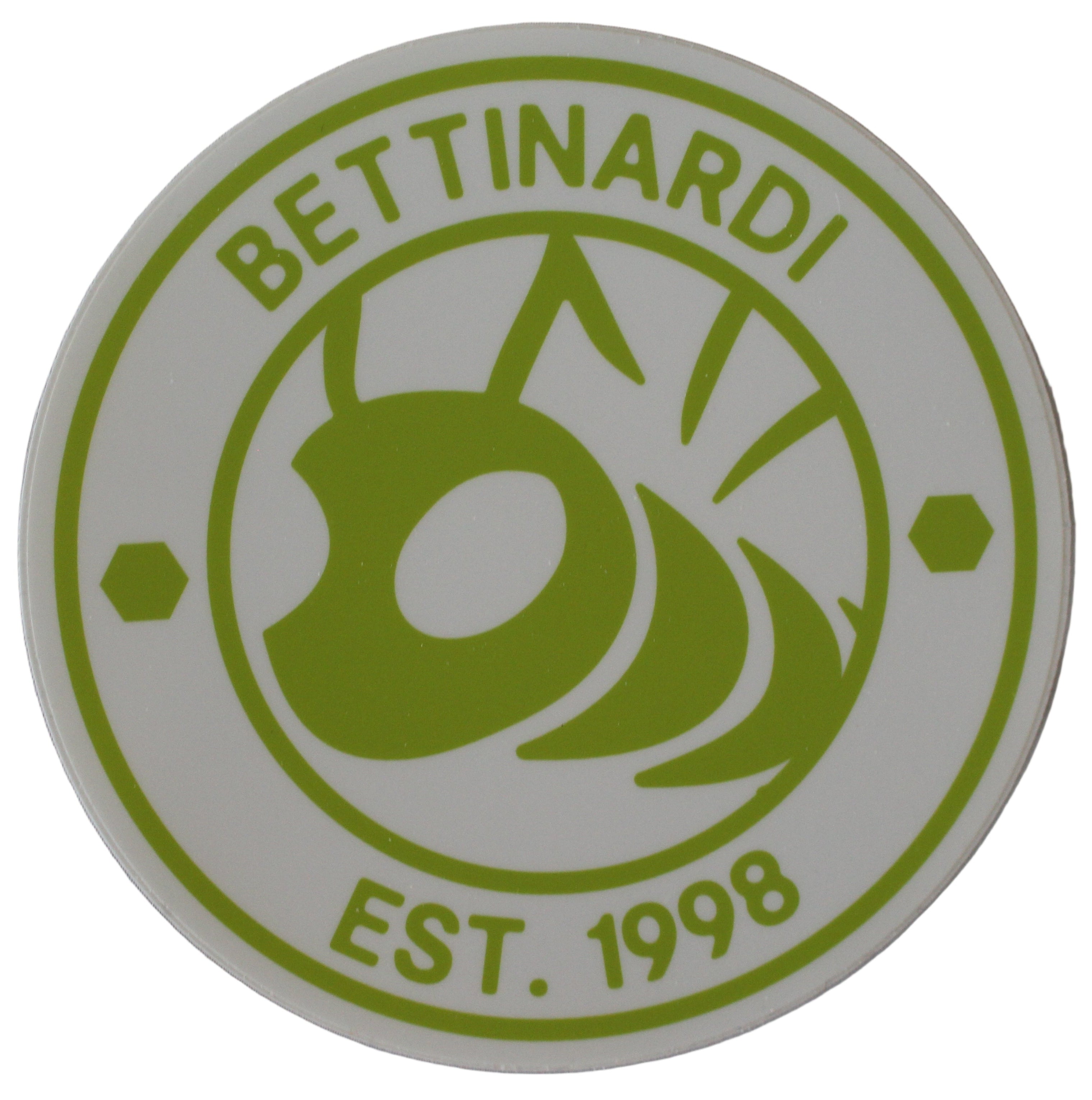 Bettinardi - Bee Circle Sticker White/Green 5.0" Diemeter