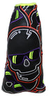 Swag Golf - Stacked Skull Golf Eclipse Black & Yellow Multicolor Blade Putter Headcover