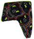 Swag Golf - Stacked Skull Golf Eclipse Black & Yellow Multicolor Blade Putter Headcover