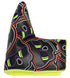 Swag Golf - Stacked Skull Golf Eclipse Black & Yellow Multicolor Blade Putter Headcover
