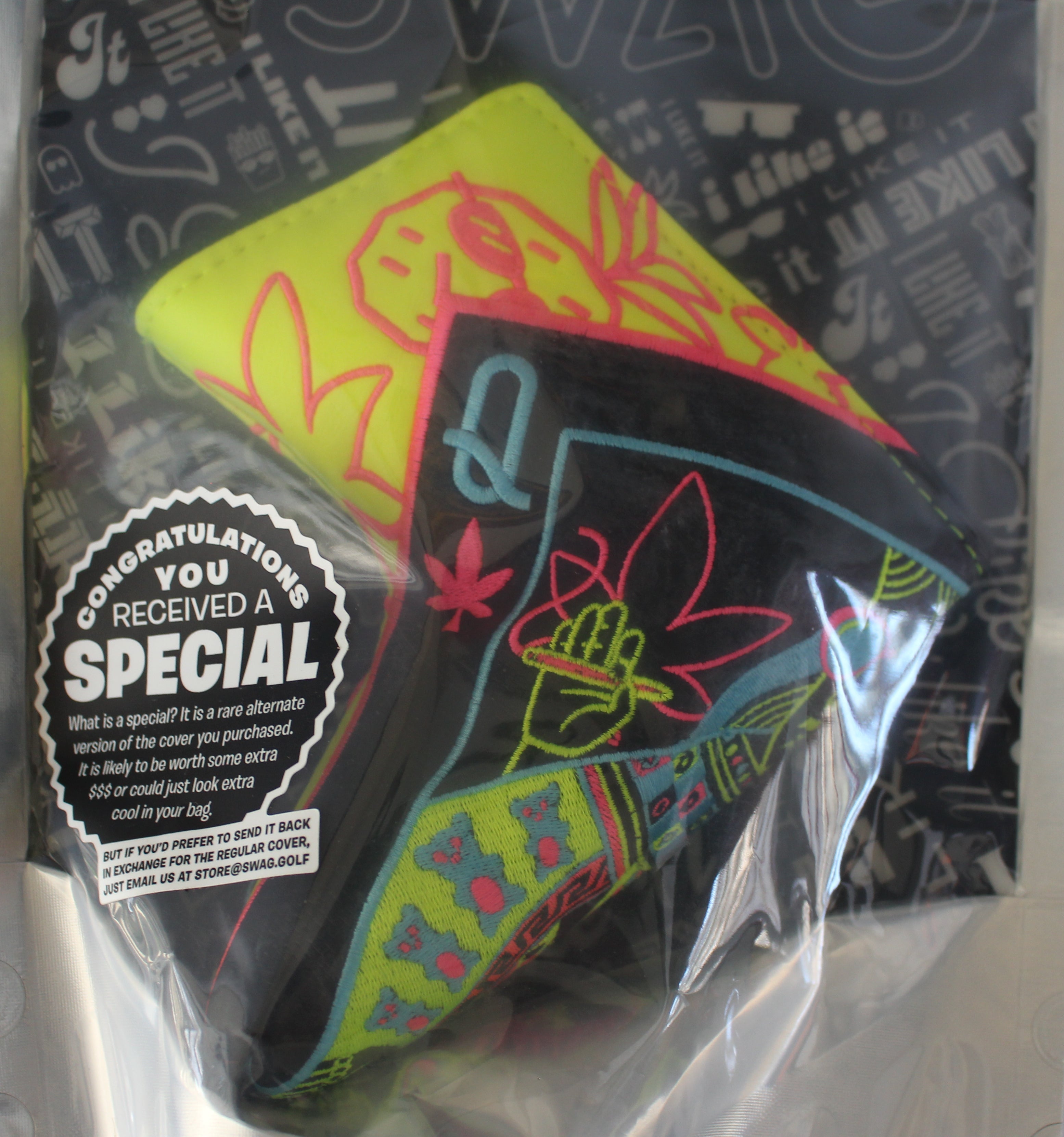 Swag Golf Special Alternate Color Royal Highness Pineapple Express King Blade Putter Headcover