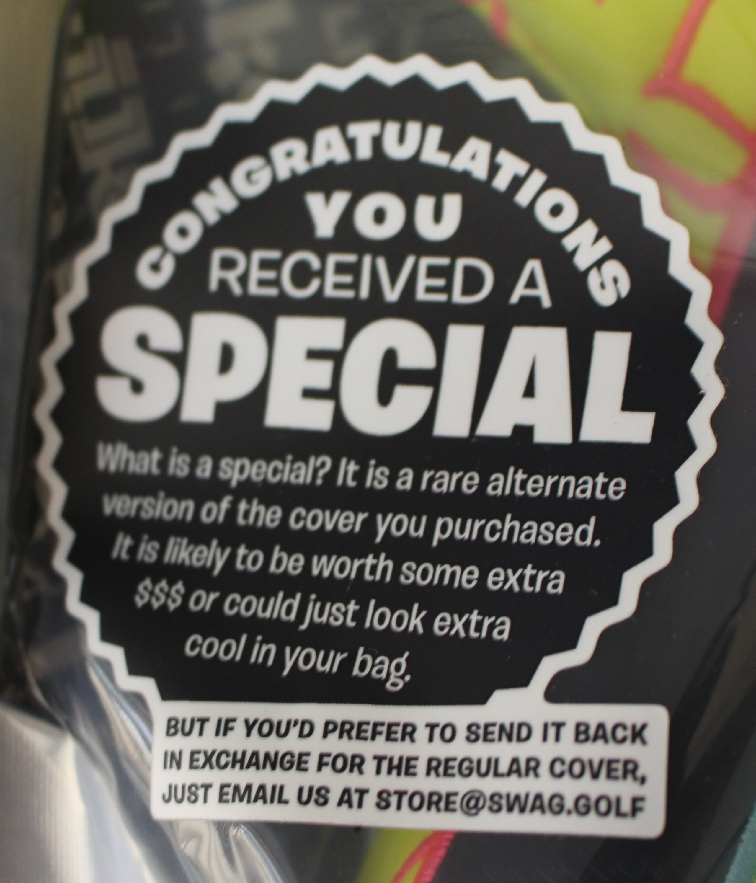 Swag Golf Special Alternate Color Royal Highness Pineapple Express King Blade Putter Headcover