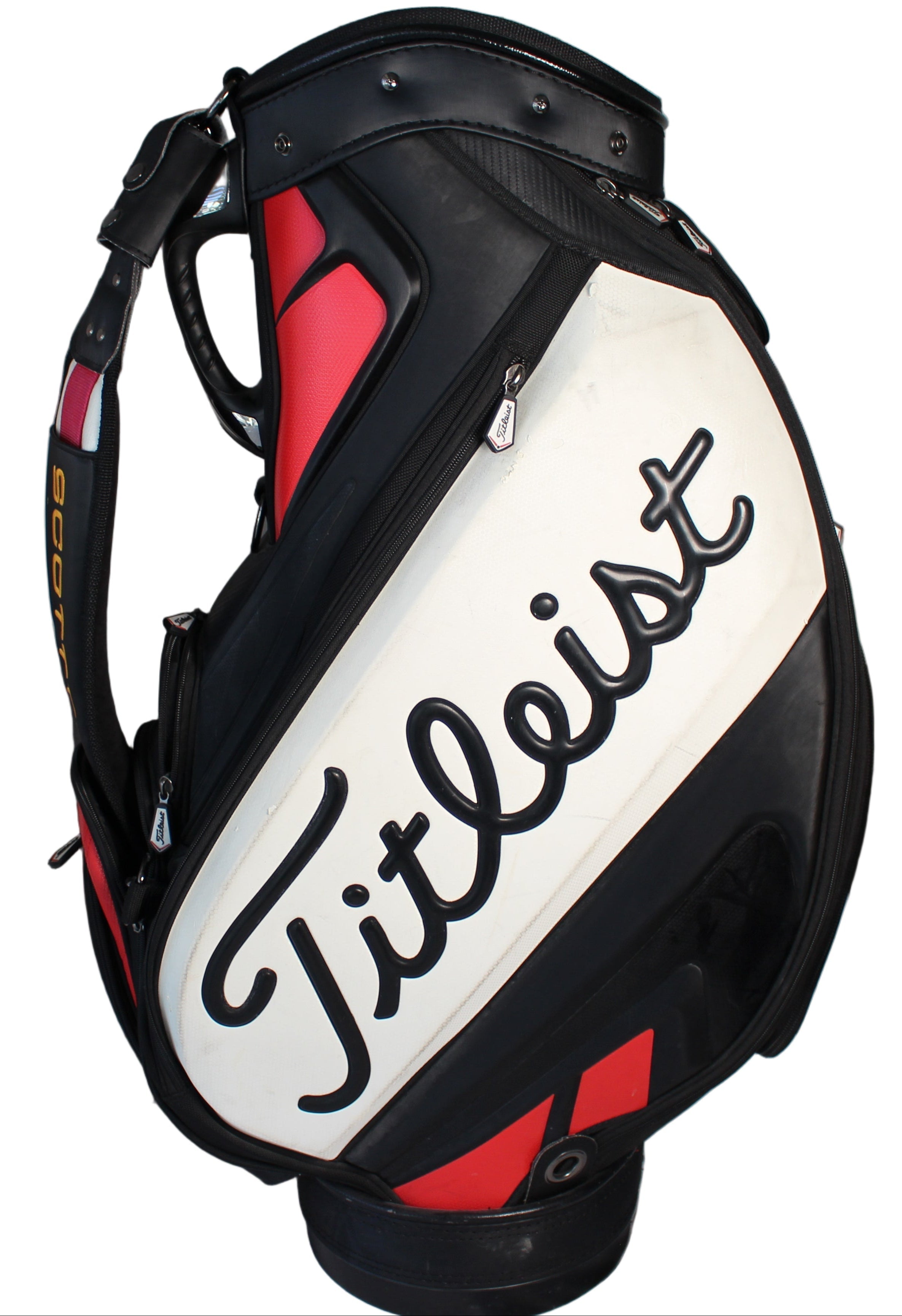 Pre-Owned Scotty Cameron Staff Bag Black 6-Way Divide