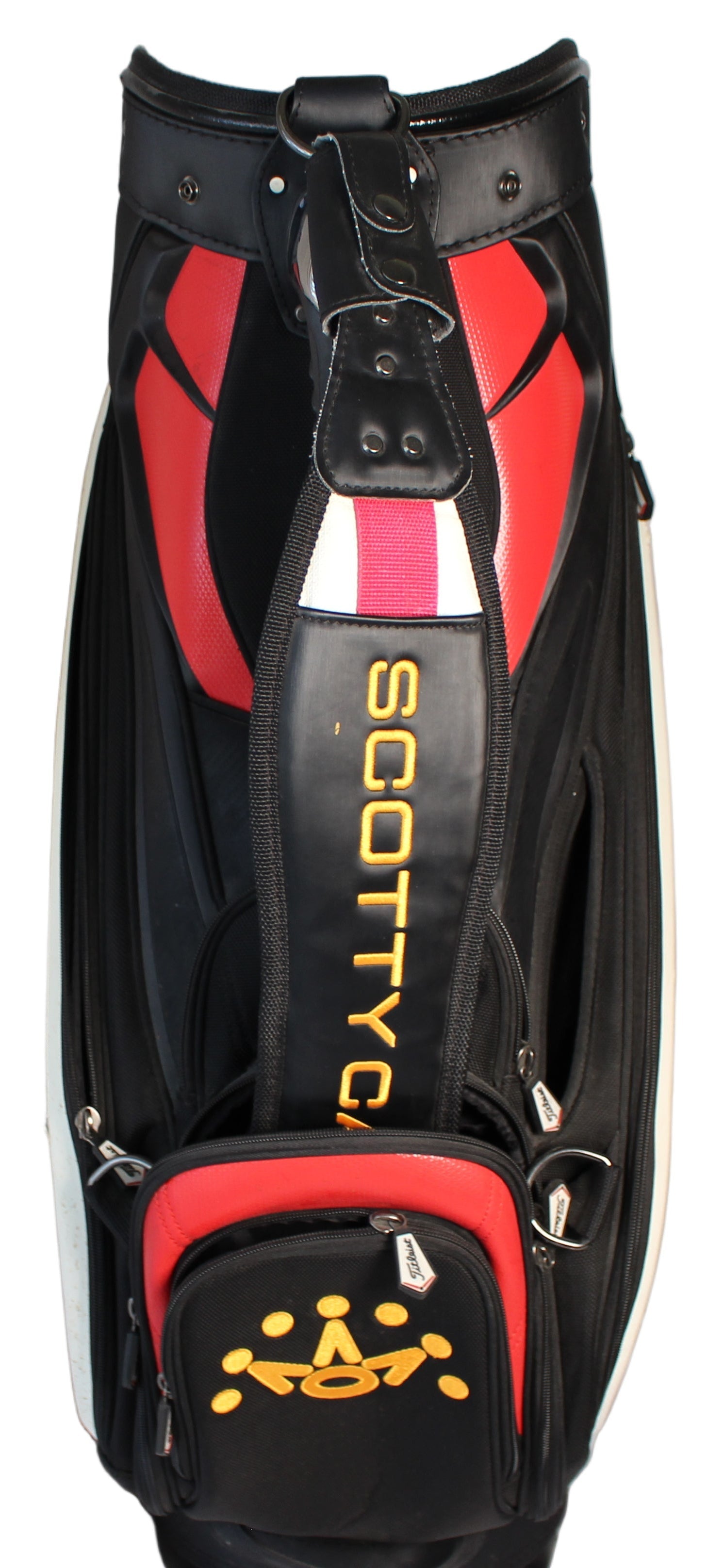 Pre-Owned Scotty Cameron Staff Bag Black 6-Way Divide