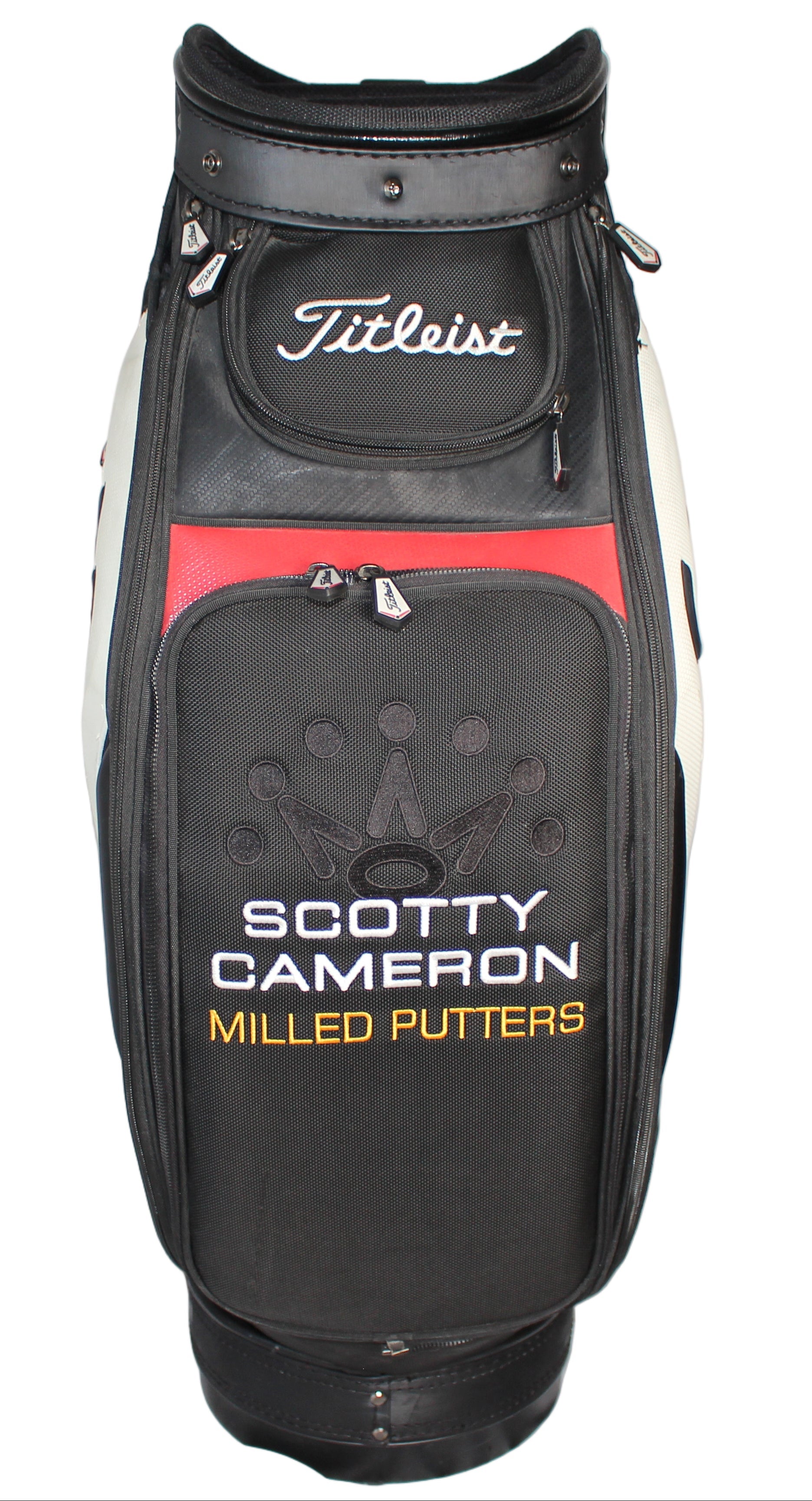 Pre-Owned Scotty Cameron Staff Bag Black 6-Way Divide