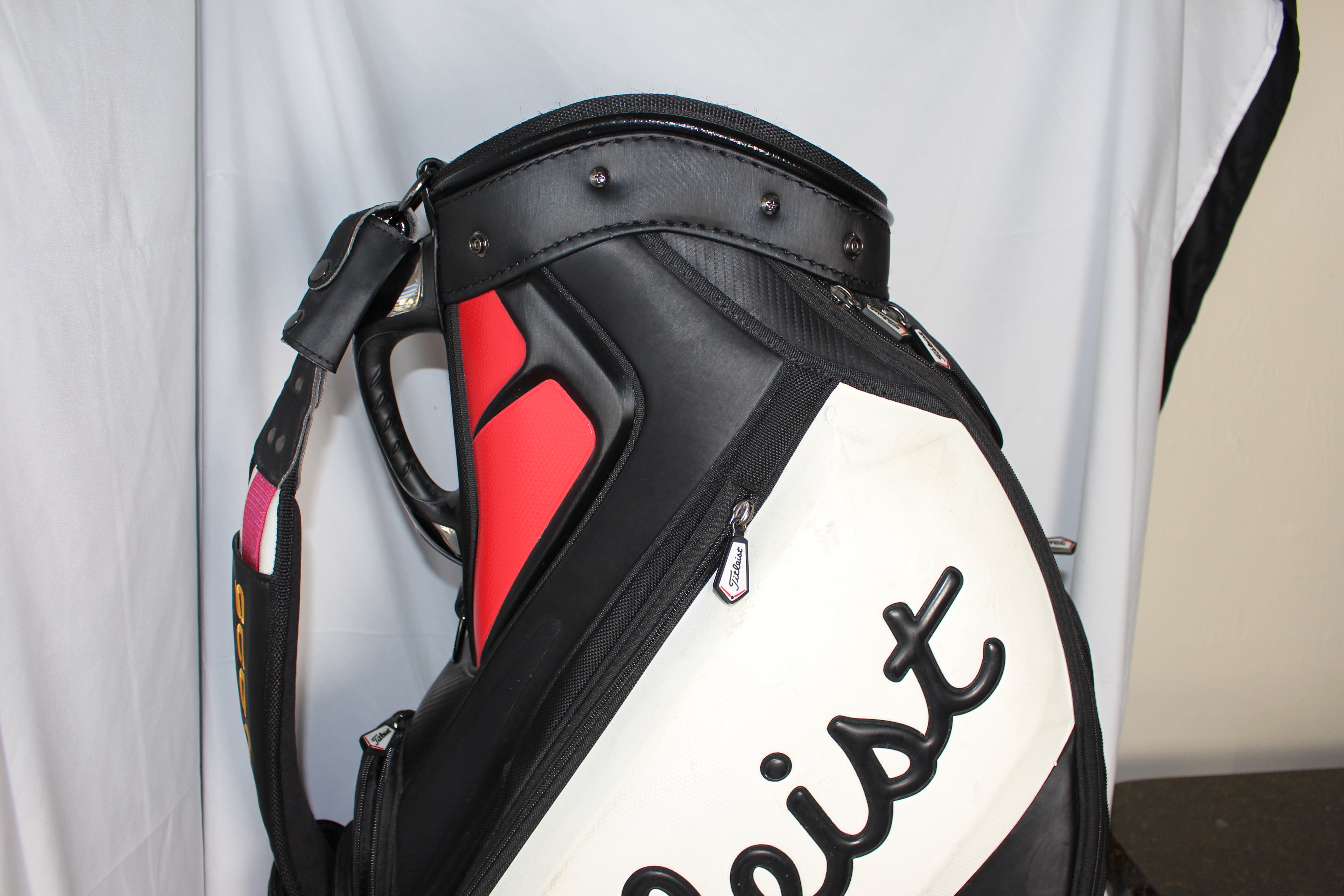 Pre-Owned Scotty Cameron Staff Bag Black 6-Way Divide