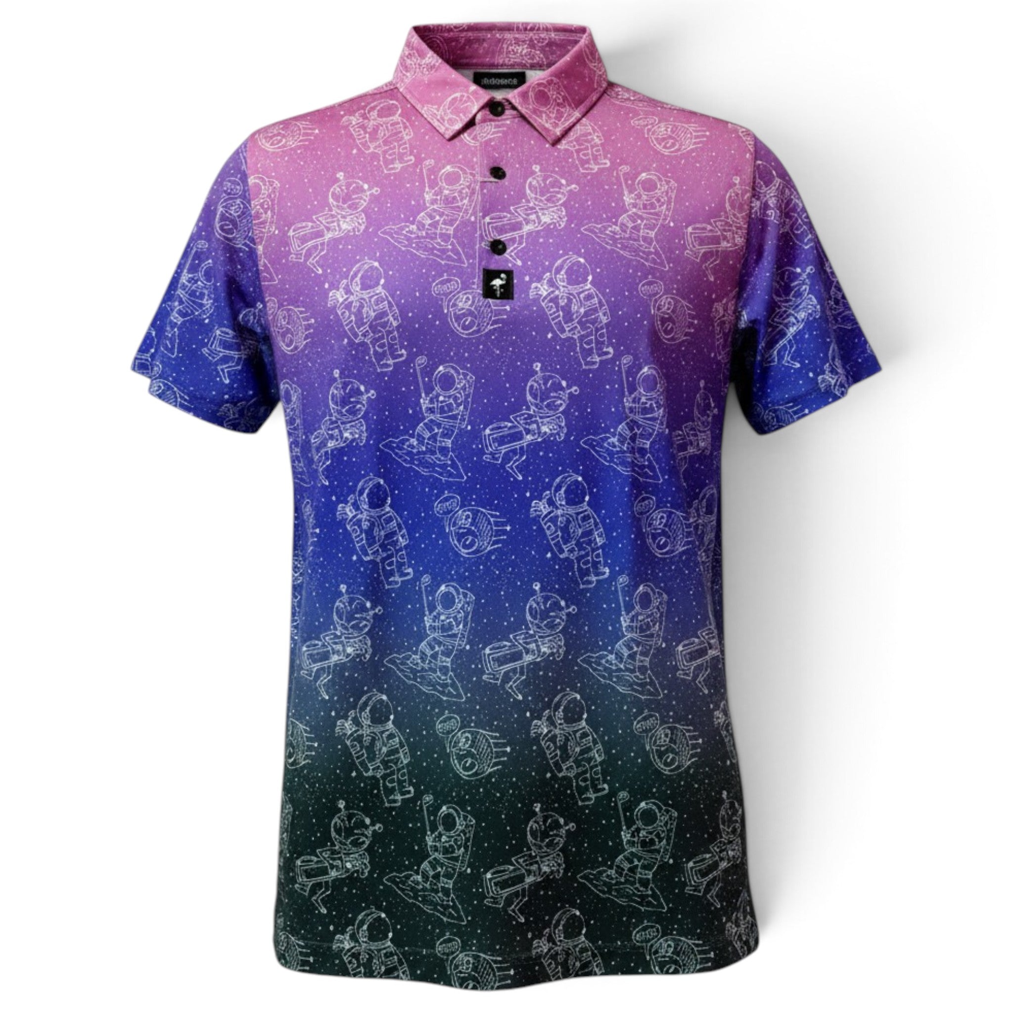 Men's Constellation Golf Polo | Performance Stretch Golf Shirt | Moisture-Wicking Athletic Men's Polo