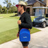 Blue/Red Hat Caddy Travel Case | Hard Shell Hat Carrier Holds Up to 6 Hats | Protective Hat Storage Case with Adjustable Shoulder Strap