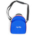 Blue/Red Hat Caddy Travel Case | Hard Shell Hat Carrier Holds Up to 6 Hats | Protective Hat Storage Case with Adjustable Shoulder Strap